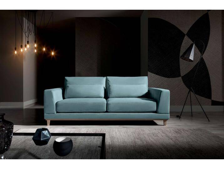 Berna Einzelsofa Strukturstoff INARI Pastellblau von 99rooms