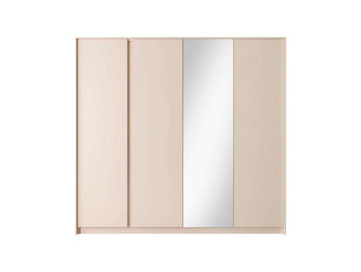 Dara Drehtürenschrank Beige ohne LED-Beleuchtung von 99rooms