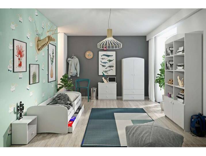 Dreams Kinderzimmer-Set Weiß 80x160 cm von 99rooms