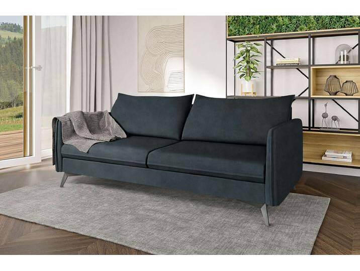 Edison 3-Sitzer Sofa Kunstwildleder ZARIA Dunkelgrau Edison 3-Sitzer Sofa Kunstwildleder ZARIA Dunkelgrau von 99rooms