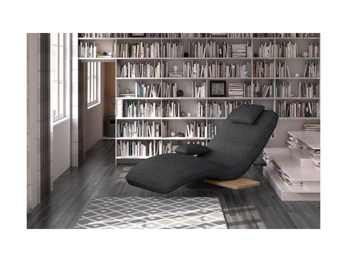 Evora Liege Strukturstoff DENVER Dunkelgrau von 99rooms