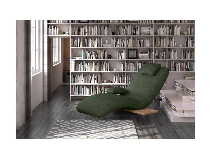 Evora Liege Strukturstoff DENVER Grün von 99rooms
