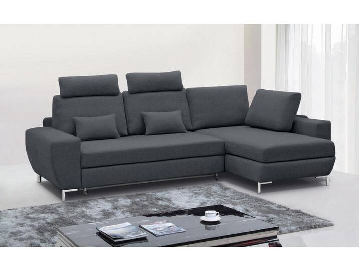 Florence Ecksofa Webstoff Stahl Rechts von 99rooms