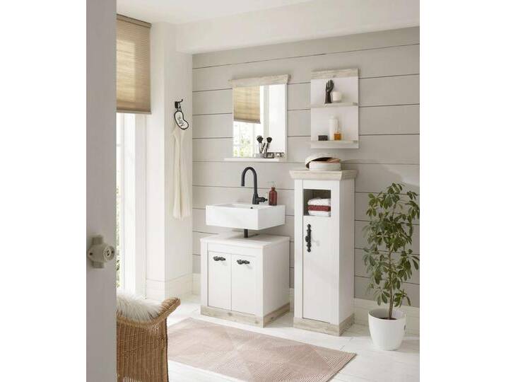 Florentino Badezimmerset IV Pinie Weiß Florentino Badezimmerset IV Pinie Weiß von 99rooms