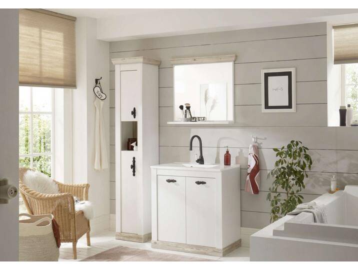 Florentino Badezimmerset VIII Pinie Weiß von 99rooms