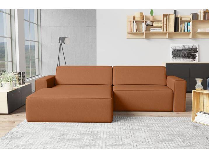 Frodo Ecksofa Links Velours Braun Frodo Ecksofa Links Velours Braun von 99rooms