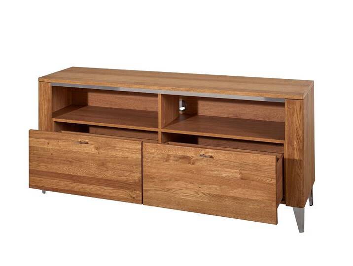 Laura Lowboard Massivholz Honig Eiche von 99rooms