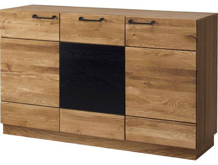 Marakesh Kommode I Massivholz Honig Eiche Schwarz Matt Marakesh Kommode I Massivholz Honig Eiche Schwarz Matt von 99rooms