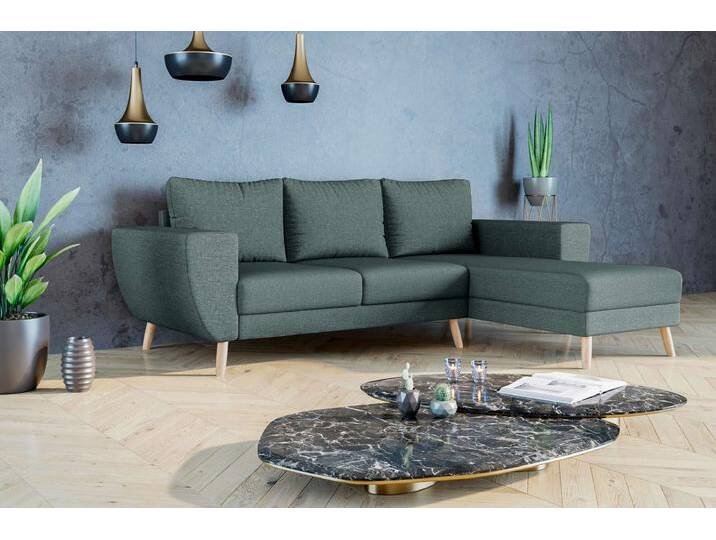 Marco Ecksofa Strukturstoff LARS Grau Rechts von 99rooms