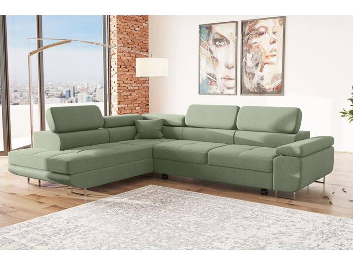 Marokko Ecksofa Minze Strukturstoff INARI Links von 99rooms