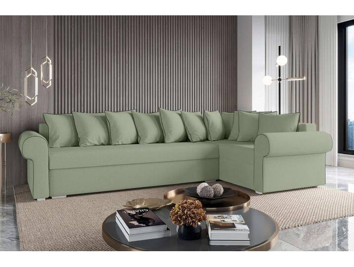 Mateo Ecksofa Strukturstoff INARI Minze Rechts von 99rooms
