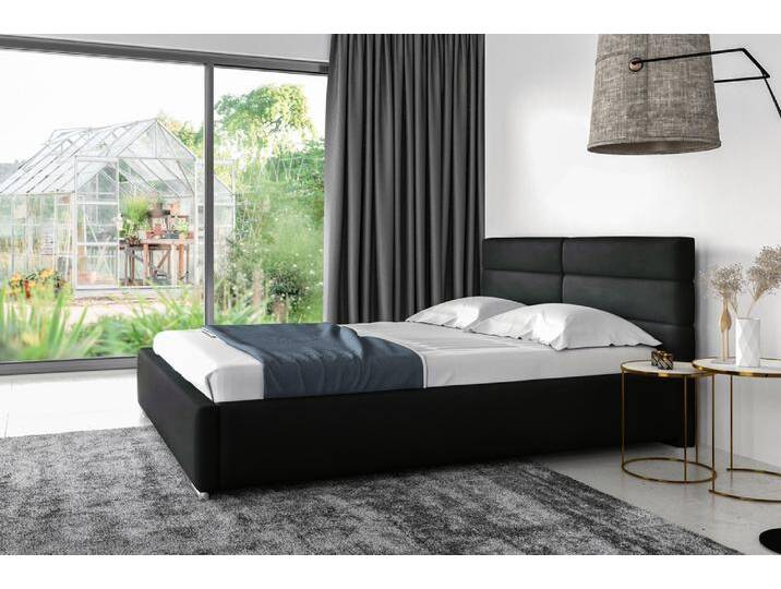 Odalys Polsterbett Kunstleder SOFT Schwarz 160x200 cm mit Bettkasten Odalys Polsterbett Kunstleder SOFT Schwarz 160x200 cm mit Bettkasten von 99rooms
