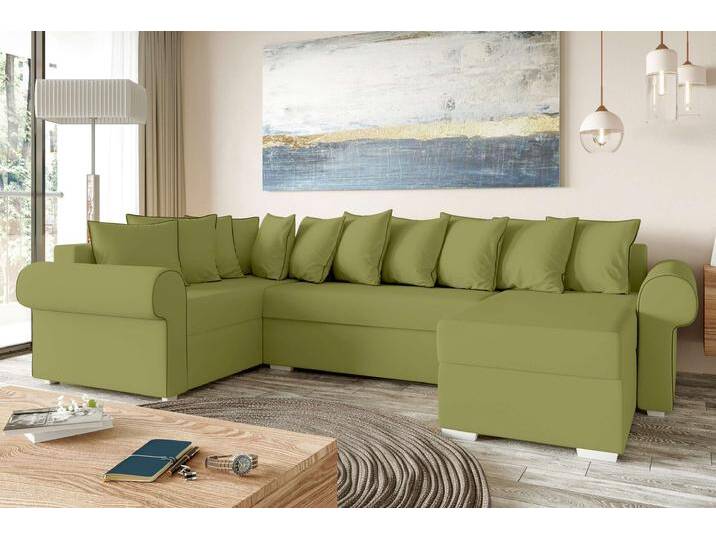 Pedro Wohnlandschaft Kunstleder SOFT Olive Rechts Pedro Wohnlandschaft Kunstleder SOFT Olive Rechts von 99rooms