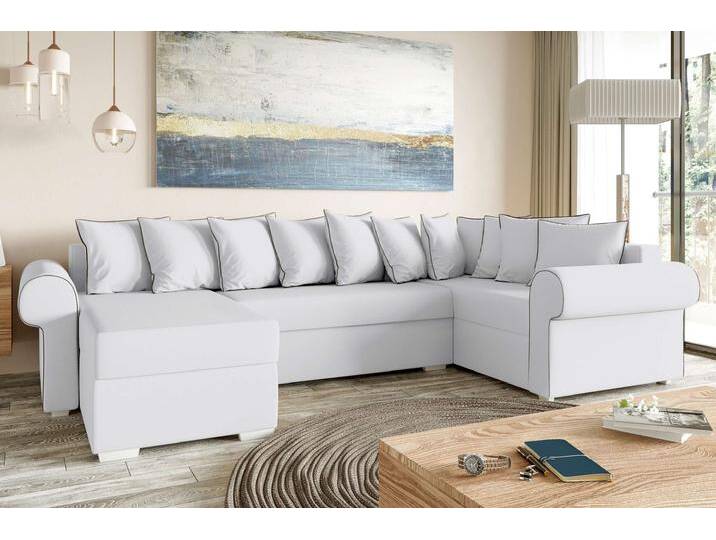 Pedro Wohnlandschaft Kunstleder SOFT Weiß Links Pedro Wohnlandschaft Kunstleder SOFT Weiß Links von 99rooms
