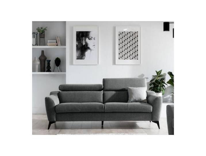 Pendleton Einzelsofa Strukturstoff INARI Grau von 99rooms