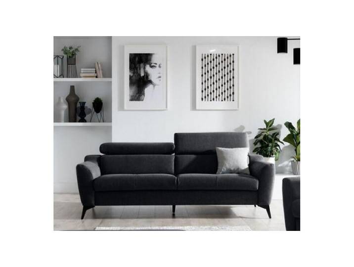 Pendleton Einzelsofa Velours MATRIX Schwarz von 99rooms