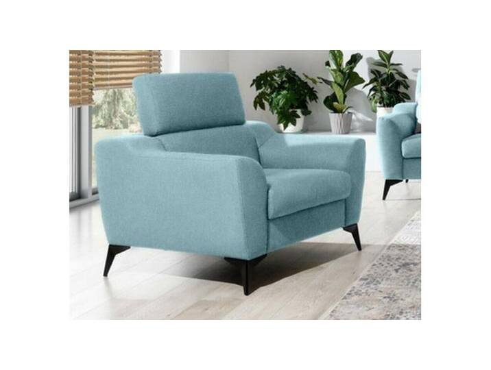 Pendleton Sessel Velours MATRIX Hellblau von 99rooms