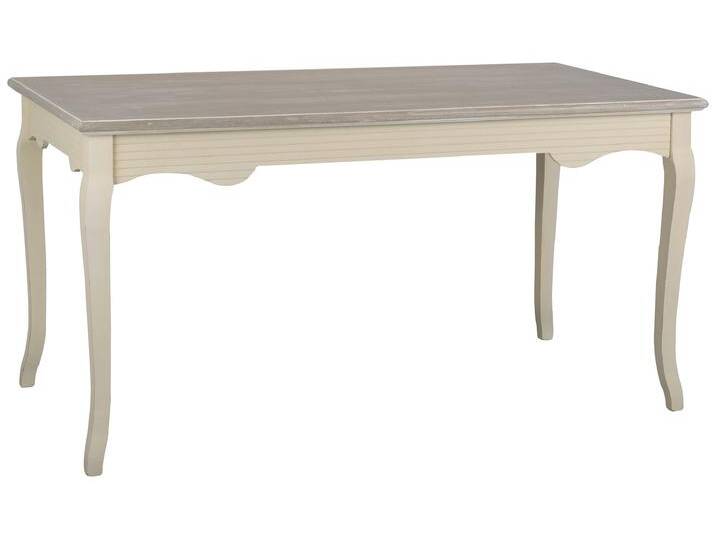 Pesaro Esszimmertisch Pappel Creme Hellbraun von 99rooms