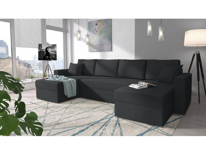 Rubicon Wohnlandschaft Kunstleder MADRYT Anthrazit Rubicon Wohnlandschaft Kunstleder MADRYT Anthrazit von 99rooms