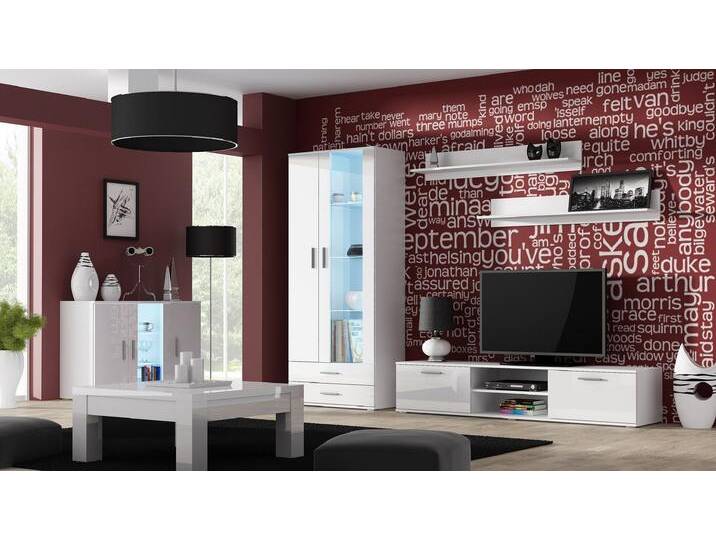 Saho IX Wohnzimmerset Weiß Saho IX Wohnzimmerset Weiß von 99rooms