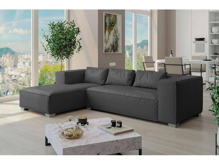 Samantha Ecksofa Kunstleder CAYENNE Beton Links von 99rooms