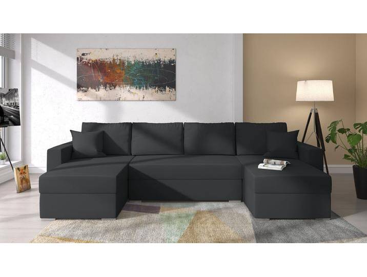 Savio Wohnlandschaft Kunstleder MADRYT Anthrazit Savio Wohnlandschaft Kunstleder MADRYT Anthrazit von 99rooms