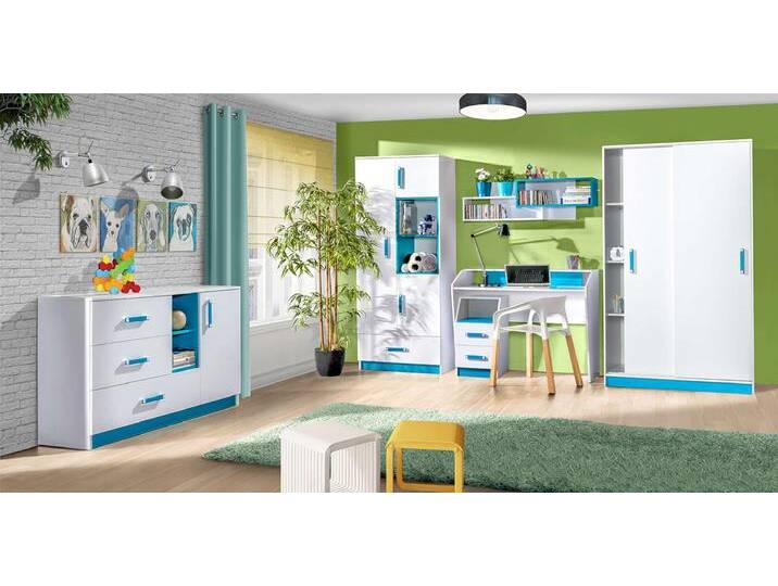 Taira III Kinderzimmer-Set Weiß Türkis von 99rooms