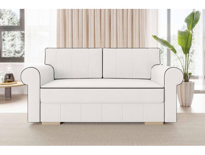 Vera I Einzelsofa Kunstleder SOFT Weiß von 99rooms