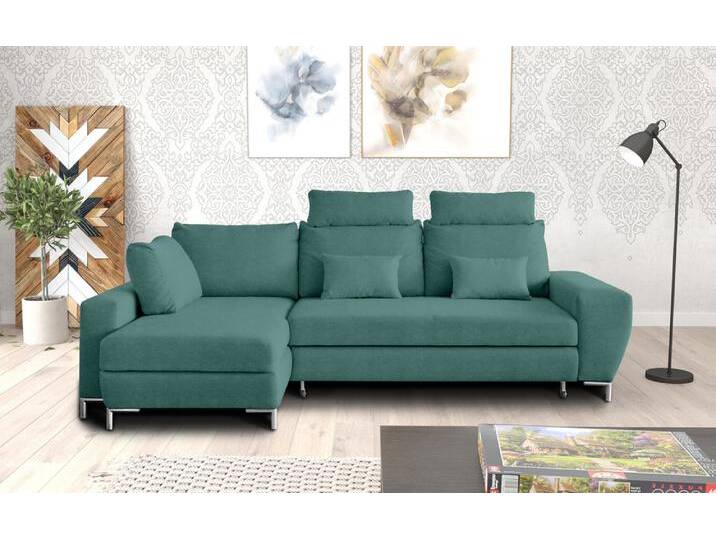 Vernon Ecksofa Mikrofaser Minze Links von 99rooms