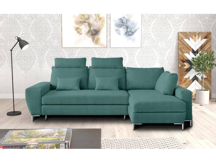 Vernon Ecksofa Mikrofaser Minze Rechts von 99rooms