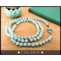 Neugrüne Bahai Gebetskette Aventurin-stein Des Glücks+Erfolgs Mit Ringstein Symbol-95 | Alláh-U-Abhá "Baum Der Ewigkeit" Neugrüne Bahai Gebetskette Aventurin-stein Des Glücks+Erfolgs Mit Ringstein Symbol-95 | Alláh-U-Abhá "Baum Der Ewigkeit" von 9StarJewelry