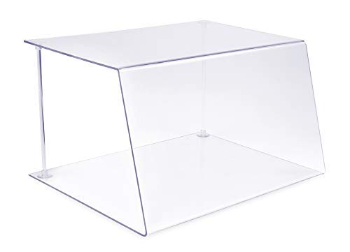 Trofecto Spuckschutz Thekenaufsatz Typ 1 [80x30x40cm, Stärke 4mm] – Vitrine aus hochwertigem & robustem PETG Acrylglas – Effektiver Schutz für Gastronomie & Einzelhandel – Made in Germany von Trofecto