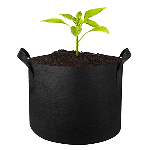 A/A 3 Pack Kartoffel Pflanzsack, 10/15/20/25 Gallonen Pflanzen Tasche mit Griffen, Blumen Pflanzbeutel, Große Gemüse Pflanzgefäße Töpfe Container für Garten Kindergarten Pflanzen,Wiederverwendbar von A/A