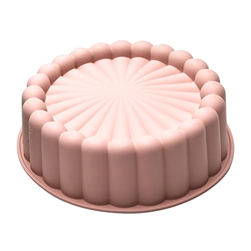 A/A Antihaft-Charlotte-Kuchenform - Runde Antihaft-Silikonformen für die Kuchenherstellung | Sonnenblumenförmige Form für Brownie, Torte, Kuchen, Flan, Brotbacken, einfaches Lösen von A/A
