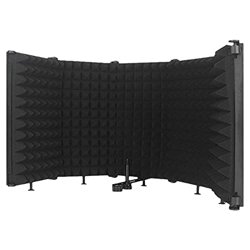 A/A Mikrofon Isolation Shield Akustik Schirm 5 Seiten Mic Isolationsschirm Isolationsschutz Mikrofon Pop Filter mit absorbierender Schaumschicht für Tonaufnahmen, Podcasts, Gesang, Rundfunk usw A/A Mikrofon Isolation Shield Akustik Schirm 5 Seiten Mic Isolationsschirm Isolationsschutz Mikrofon Pop Filter mit absorbierender Schaumschicht für Tonaufnahmen, Podcasts, Gesang, Rundfunk usw von A/A