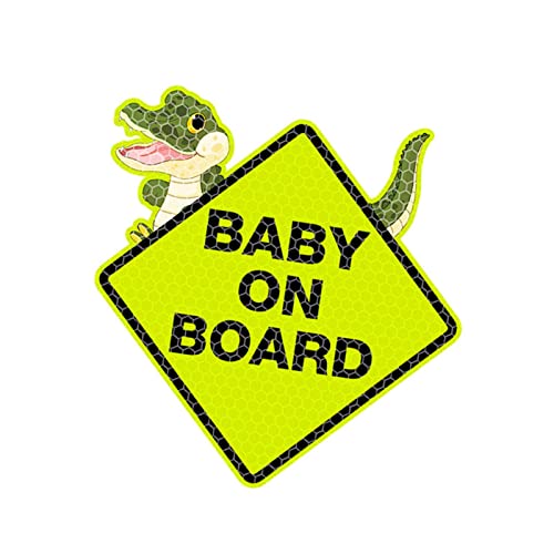 Baby on Board Schild Aufkleber – Baby an Bord Baby Sicherheitsschild Auto Aufkleber – Reflektierende Kind in Auto Aufkleber für Fenster Stoßstange, Wasserdicht Auto Aufkleber A/a von A/A