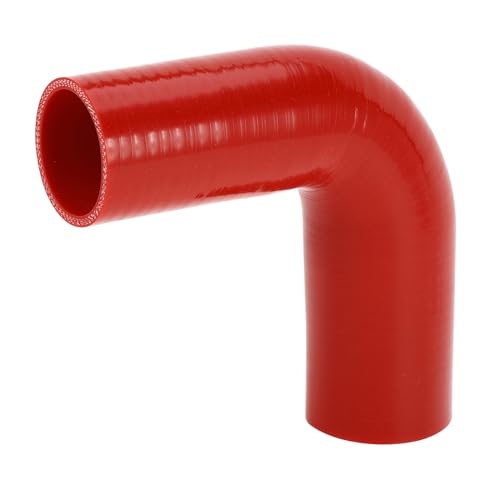 A ABSOPRO 1 Stück 51-57mm/2.01"-2.24" ID 150mm/5.91" Länge 90 Grad Roter Autosilikonschlauch Kühlmittelschlauch Universal A ABSOPRO 1 Stück 51-57mm/2.01"-2.24" ID 150mm/5.91" Länge 90 Grad Roter Autosilikonschlauch Kühlmittelschlauch Universal von A ABSOPRO