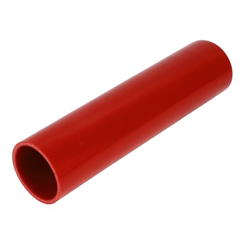 A ABSOPRO 1 Stück 63mm/2,48" ID 300mm/11,81" Länge 0 Grad Roter Autosilikonschlauch Kühlmittelschlauch Universal von A ABSOPRO