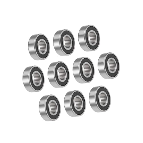 A ABSOPRO 10St Rillen Kugellager 6202-2RS Z2 Doppelt Geschirmt Kohlenstoffstahl 15mm X 35mm X 11mm Artikelaustausch von A ABSOPRO