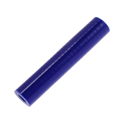 A ABSOPRO 10mm Gerader Kuppler Silikonschlauch 3 Lagen Gewebe Ladeluftkühler Heizung Turbolader Ansaugrohr Kühler Kühlmittelrohr 100mm Blau von A ABSOPRO