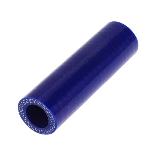 A ABSOPRO 14mm Gerader Kuppler Silikonschlauch 3 Lagen Gewebe Ladeluftkühler Heizung Turbolader Ansaugrohr Kühler Kühlmittelrohr 76mm Blau von A ABSOPRO