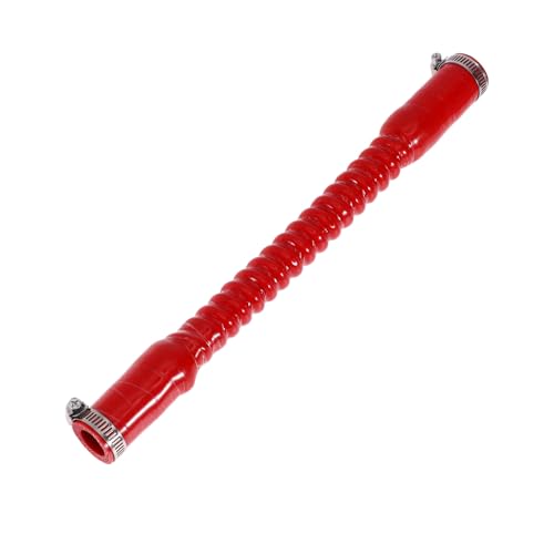 A ABSOPRO 16mm / 0.63" id Kupplung Silikonschlauch 4 Lagen Gewebe Ladeluftkühler Heizung Turbolader Ansaugrohr Kühler Kühlmittelrohr 300mm Rot von A ABSOPRO