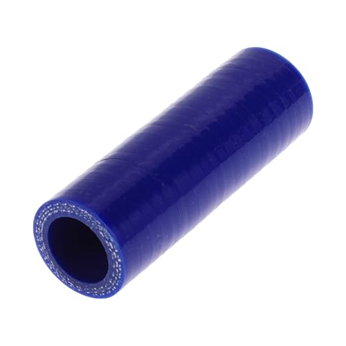 A ABSOPRO 18mm Gerader Kuppler Silikonschlauch 3 Lagen Gewebe Ladeluftkühler Heizung Turbolader Ansaugrohr Kühler Kühlmittelrohr 76mm Blau von A ABSOPRO