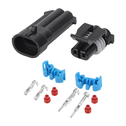 A ABSOPRO 2 Pin Temperatursensor Wasserdichter Steckverbinder Nr. 12162000 1,5mm Serie Männlich Weiblich Stecker Steckdose für Chevy Kunststoff Aluminiumlegierung Schwarz Grau 1 Satz A ABSOPRO 2 Pin Temperatursensor Wasserdichter Steckverbinder Nr. 12162000 1,5mm Serie Männlich Weiblich Stecker Steckdose für Chevy Kunststoff Aluminiumlegierung Schwarz Grau 1 Satz von A ABSOPRO