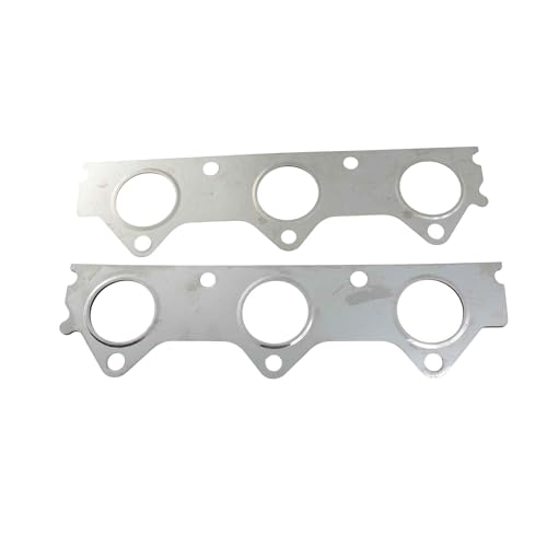 A ABSOPRO 2 Stk Auspuffkrümmer Dichtung für Mitsubishi Challenger/Shogun Sport 1998-2024 Motor Krümmer Auspuffdichtung Nr.MR281721/MD184751 von A ABSOPRO