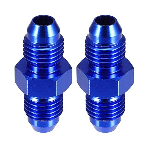 A ABSOPRO 2 Stück Auto Fackelreduzierer Schlauch Adapter AN4 Stecker zu AN4 Blau von A ABSOPRO