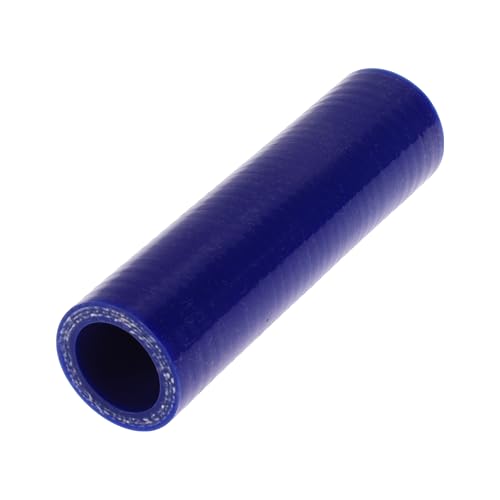 A ABSOPRO 20mm Gerader Kuppler Silikonschlauch 3 Lagen Gewebe Ladeluftkühler Heizung Turbolader Ansaugrohr Kühler Kühlmittelrohr 100mm Blau von A ABSOPRO
