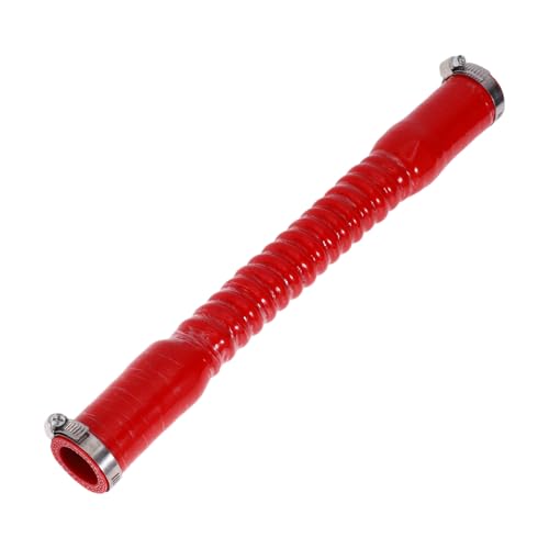 A ABSOPRO 22mm / 0.87" id Kupplungs Silikonschlauch 4 Lagen Gewebe Ladeluftkühler Heizung Turbolader Ansaugrohr Kühler Kühlmittelrohr 300mm Rot von A ABSOPRO