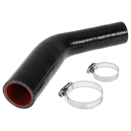 A ABSOPRO 25mm / 0,98" Bis 32mm / 1,26" 45 Grad Kupplung Silikonschlauch 4 Lagen Gewebe Ladeluftkühler Heizung Turbolader Ansaugrohr Kühler 102mm von A ABSOPRO