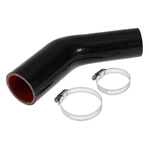 A ABSOPRO 25mm / 0,98" Bis 45mm / 1,77" 45 Grad Reduzierstück Silikon Schlauch 4 Lagen Gewebe Ladeluftkühler Heizung Turbolader Ansaugrohr Kühler 102mm von A ABSOPRO